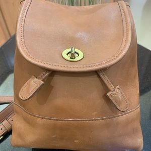 Leather Backpack coach series 9960